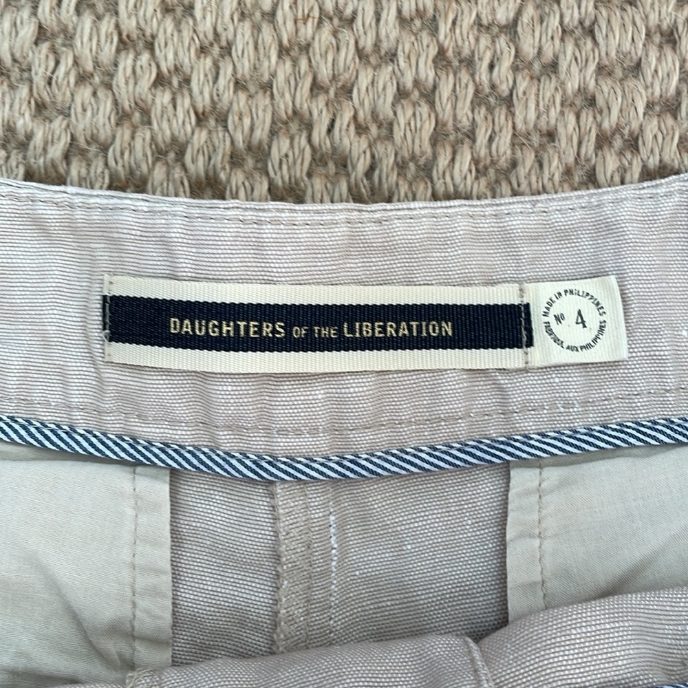 Daughters of the Liberation Anthropologie‎ shorts size 4 - Picture 4 of 5